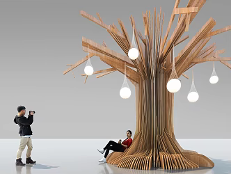 Modern Column 3d model