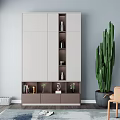 Modern Locker Cabinet 3d model