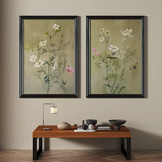 Modern Middle Ancient Decorative Painting 3d model