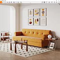 Modern Cream Style Sofa Coffee Table Cream Sofa Coffee Table 3d model