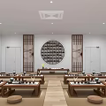 Tea Room Tea House Tea Ceremony Training Tea Culture Classroom Tea Ceremony Classroom 3d model