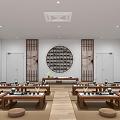 Tea Room Tea House Tea Ceremony Training Tea Culture Classroom Tea Ceremony Classroom 3d model