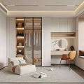 Modern Cloakroom 3d model
