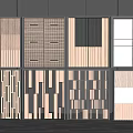 Modern sliding door 3d model