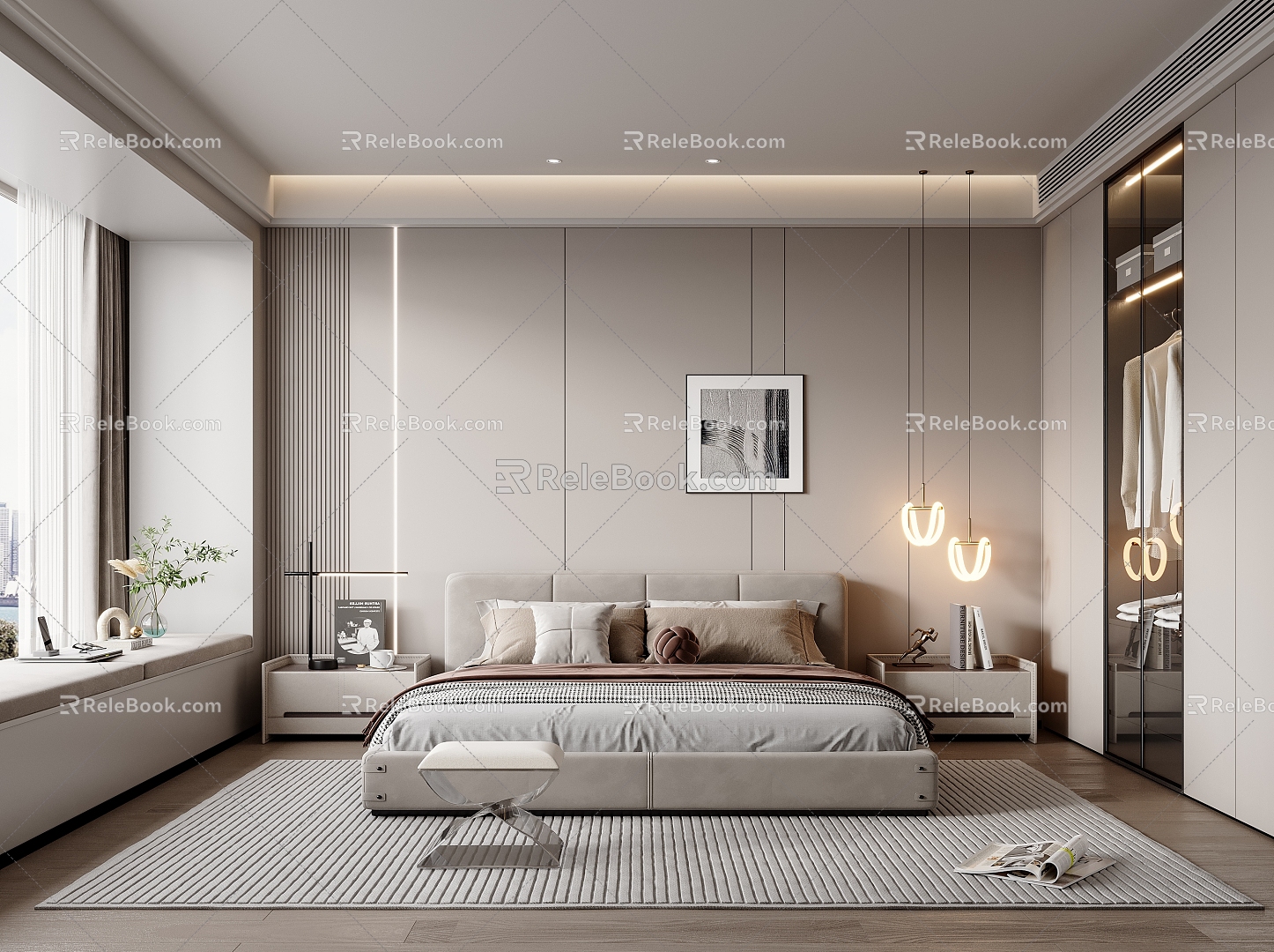 Modern Bedroom 3d model