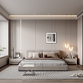 Modern Bedroom 3d model