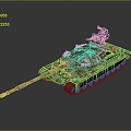 Light Tank Light Armored Tank Modern Tank World War II Tank World War I Tank Heavy Tank 3d model