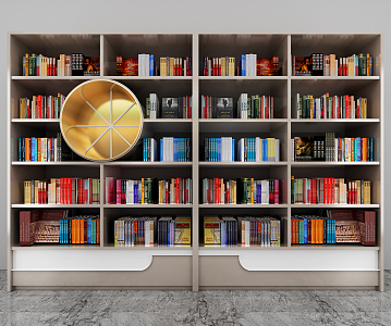 Modern Bookcase Bookstore Bookcase 3d model