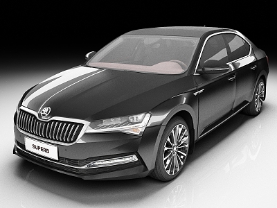 Skoda Speedway 2020 Sedan Car 3d model