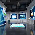 Modern Cultural Center Featuring VR Experience 360 Degree Theater And Interactive Displays