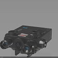 Professional Electronic Device With Multi Lens Sensors And Control Knobs