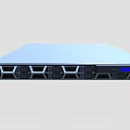 Rackmount Server With Multiple Hard Drive Bays Front Panel And Blue LED Indicator