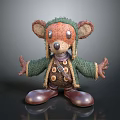 Modern Muppet Mouse Muppet Toy Muppet Doll 3d model