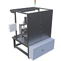 Industrial Equipment with Metal Frame Structure Tri Color Warning Light Control Panel and Mechanical Components