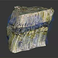 Wooden Stone Decorative Block With Natural Layered Textures For Interior Design