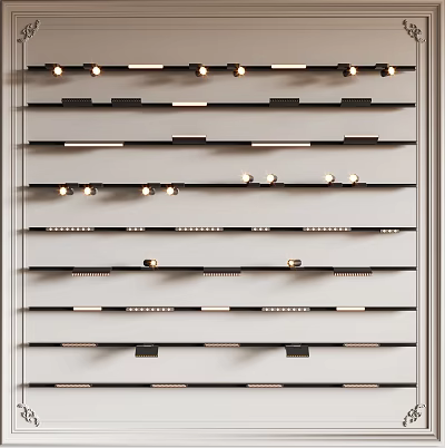 Various Modern Downlights and Spotlights with Different Design Styles for Home Lighting 3d model