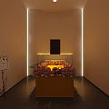 Spa Sauna Relaxation Area With Modern Interior And Cozy Seating