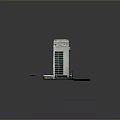 Two Air Conditioning Outdoor Units With Green Panels And Top Cooling Grilles On Platform
