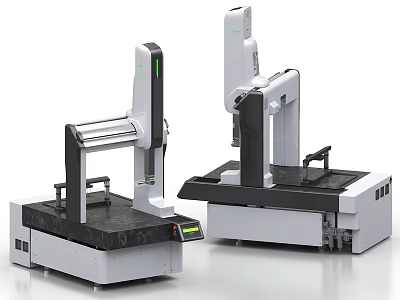 Industrial Equipment Coordinate Measuring Machines with Vertical Columns and Measurement Arms for Precision Measurement 3d model