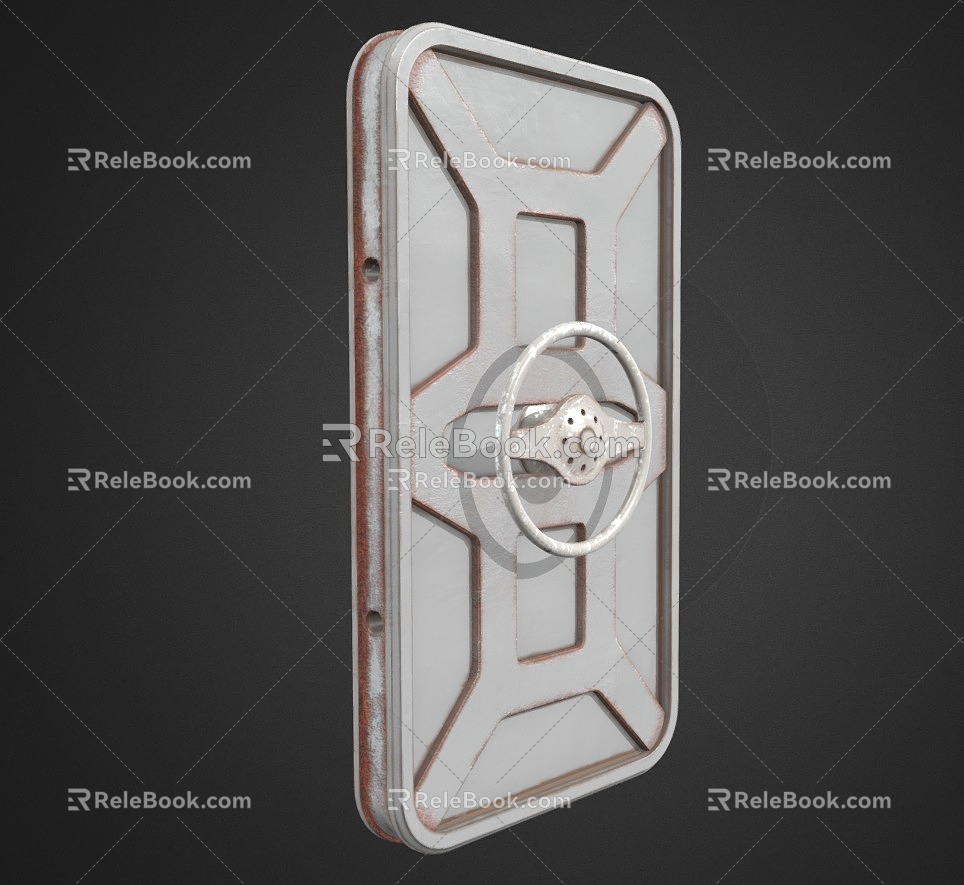 Door Door Iron Door Security Door Bank Door Fresh-keeping Library Door Vault 3d model