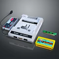 Modern game console home game console Nintendo game console vintage game console 3d model