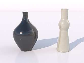 Modern Ceramic Ware Bottle 3d model