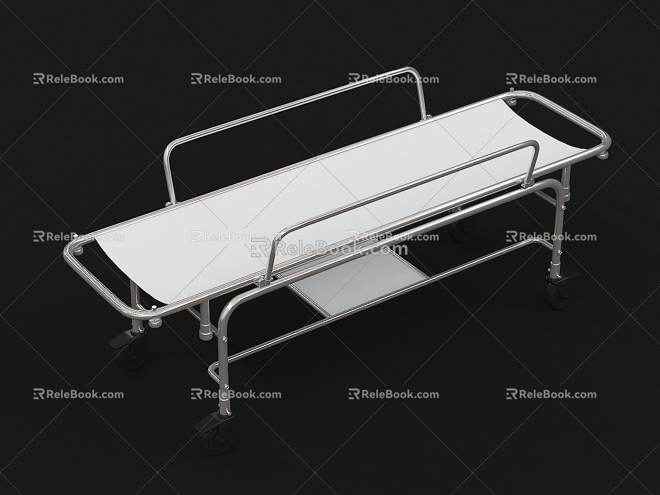 Modern Stretcher Bed 3d model