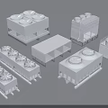 Industrial Equipment Cooling Towers And Chillers With Multiple Fan Units For Large Scale Applications