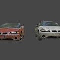 medium-sized sedan 3d model