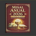 Engraved Catholic Missal 2026 Cover With Chalice Open Book Lily And Rosary