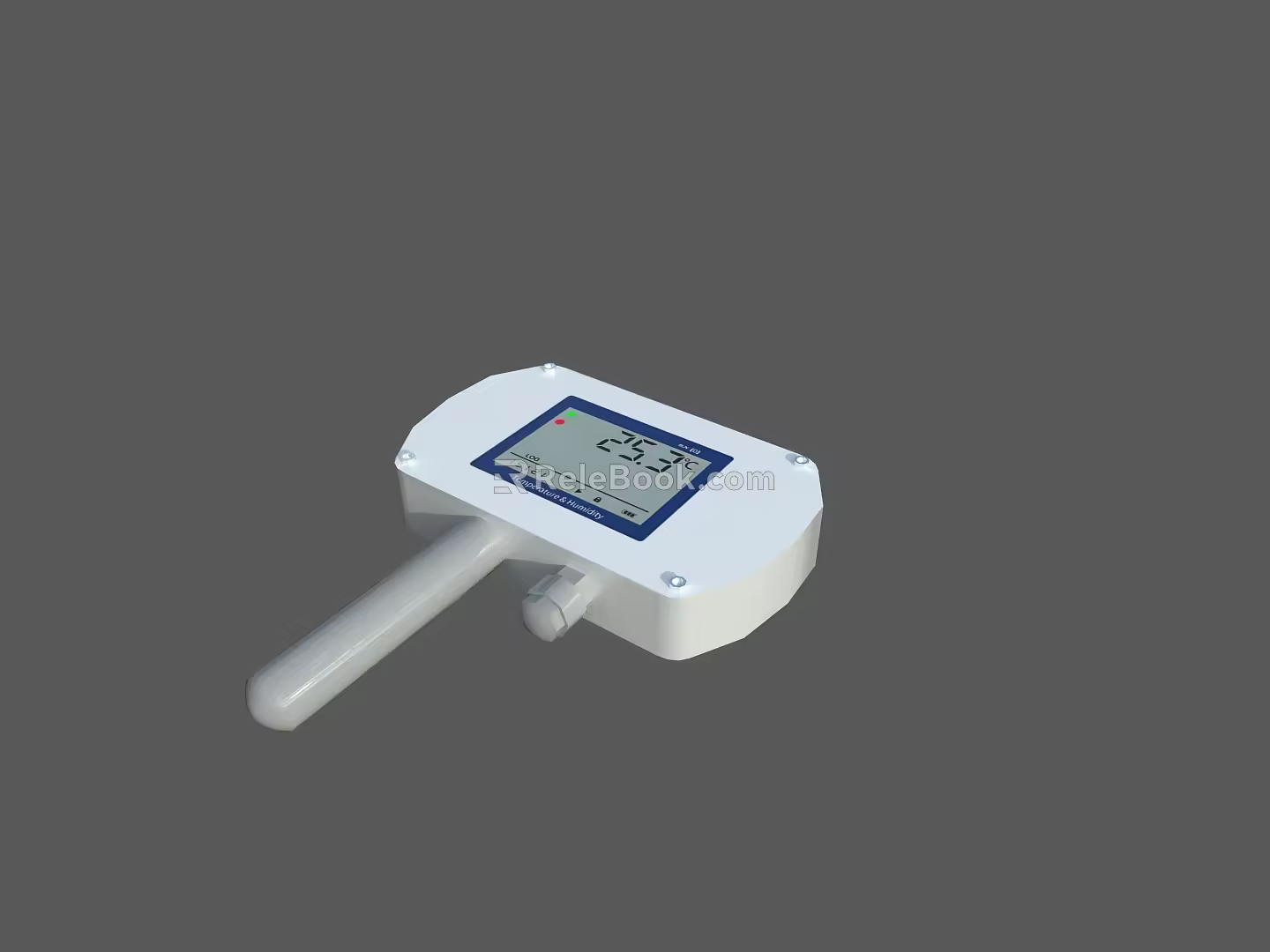 Temperature and humidity transmitter temperature and humidity sensor instrumentation 3d model