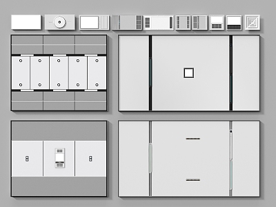 Modern Honeycomb Large Panel Ceiling Square Ceiling Exhaust Air Conditioning Air Outlet model