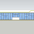 Convenience Store Retail Exterior With Glass Front And Modern Signage Design