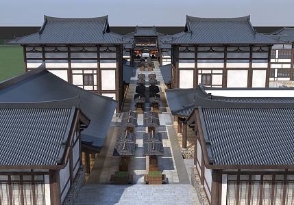 Chinese ancient building 3d model