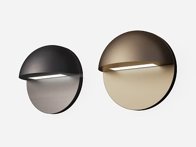 Modern Wall Lamps With Circular Design And Soft Illumination For Home Interior Decor 3d model