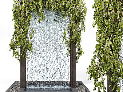 Modern Vine Waterscape 3d model