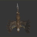 Modern Eagle Griffin 3d model