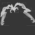 Fantasy Mythical Character With Spiked Wings Exoskeleton And Alien Biomechanical Features
