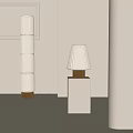 Floor lamp Table lamp 3d model