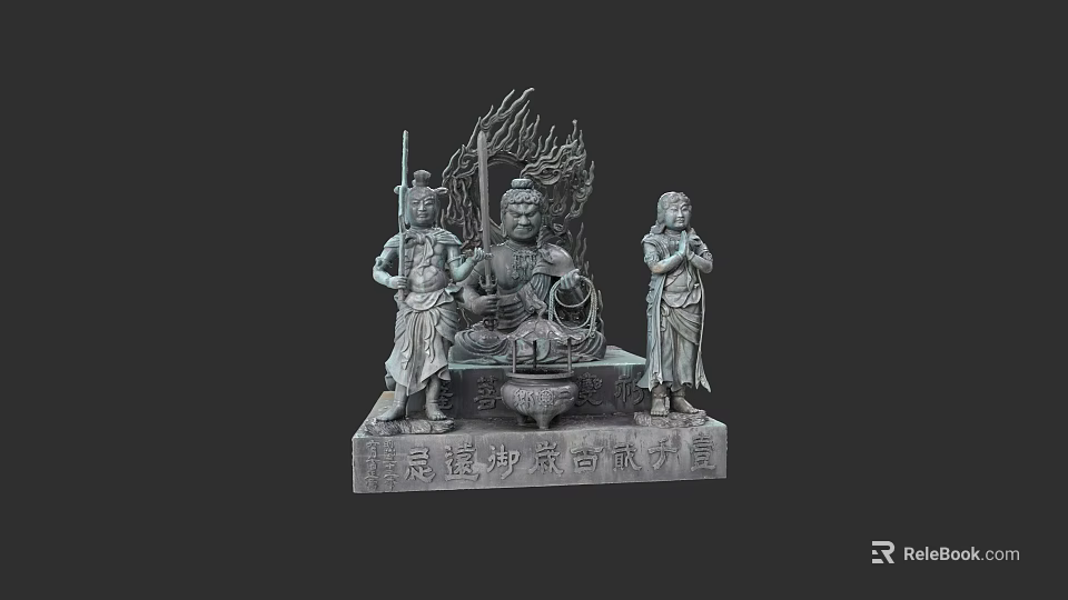 Modern Multi Person Sofa With Comfortable Cushions For Living Room Use 3d model