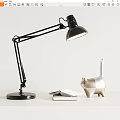 Table Lamp Reading Lamp Desk Lamp Simple Table Lamp Book Ornaments 3d model