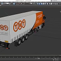 Scania Orange Cab White Trailer Truck With Sure We Can Logo And Design