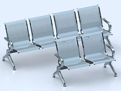 Hospital Bench Hospital Chair Public Chair Public Bench Bench Chair 3d model
