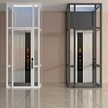 Modern Elevator Home Elevator 3d model