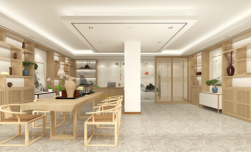 New Chinese Teahouse 3d model