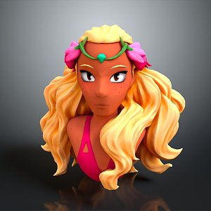 Cartoon Beauty Animation Beauty Animation Beauty Cartoon Girl Animation Girl Cartoon Girl Fantasy Beauty 3d model