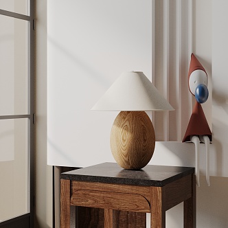 Modern table lamp 3d model