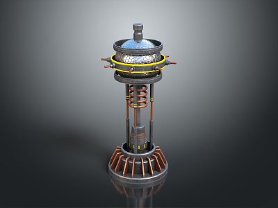 science fiction nuclear reactor science fiction item science fiction component high-tech component science fiction equipment science fiction scene 3d model