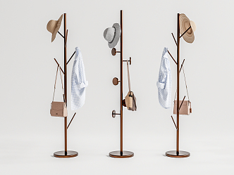 Modern Hangers Coat Rack Hangers 3d model