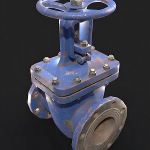 modern industrial valve modern realistic machinery industrial valve switch factory 3d model